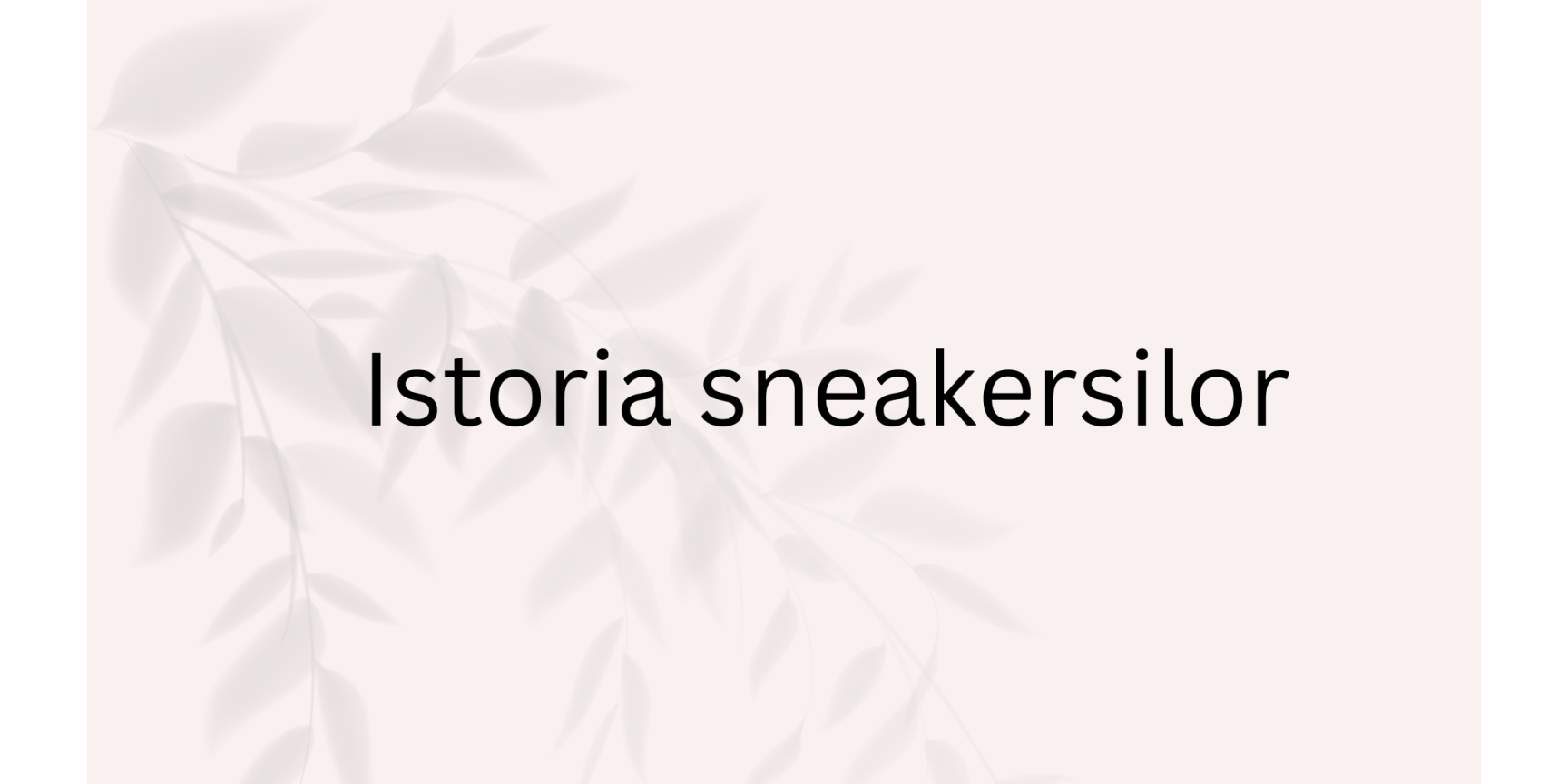  Istoria Sneakersilor
